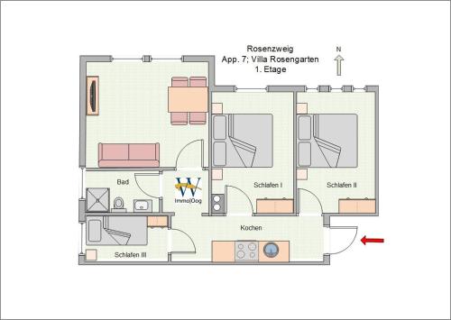 Three-Bedroom Apartment image 5