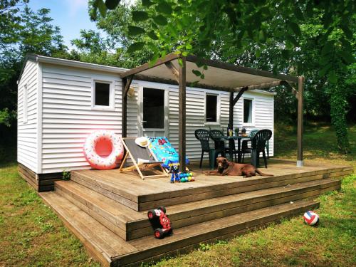 Iekārtas, Camping Le Coin Charmant in Chauzon
