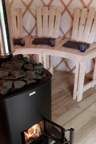 Сауна, Eastside - Architect designed retreat with wood-fired sauna in Penicuik