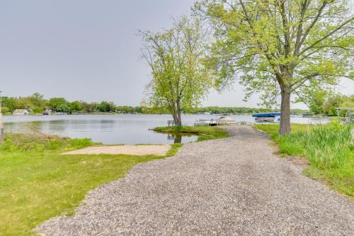 Johnsburg Estate on Pistakee Lake with Boat Dock!