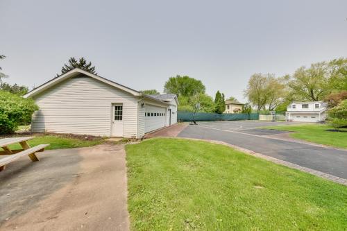 Johnsburg Estate on Pistakee Lake with Boat Dock!