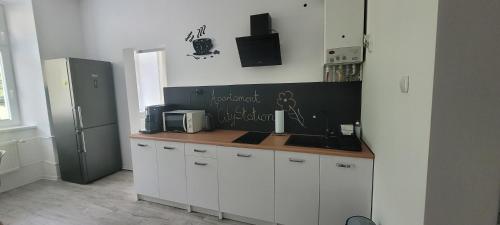 Konyha, Apartament CityStation in Walbrzych