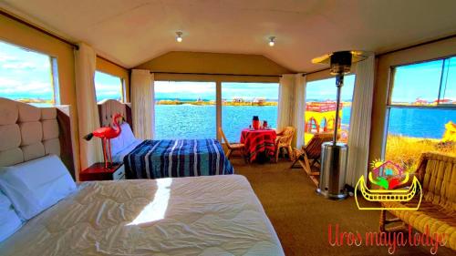 Exterior view of Uros Maya Lodge