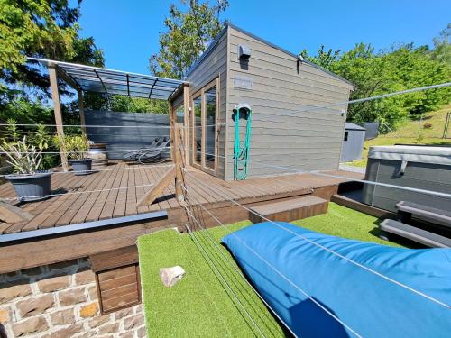 Erkély/terasz, Bényécske Chill & Spa (Benyecske Chill & Spa) in Erdőbenye