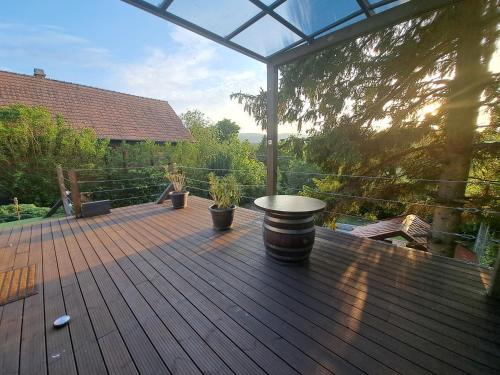 Erkély/terasz, Bényécske Chill & Spa (Benyecske Chill & Spa) in Erdőbenye