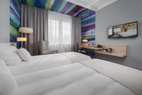 2 twin beds
