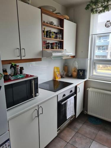 廚房, Charming apartment in 林德賽爾
