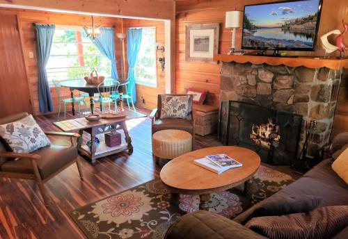 A Sweet Pine Cabin - Adorable retro home in a peaceful residential neighborhood in Big Bear City, USA