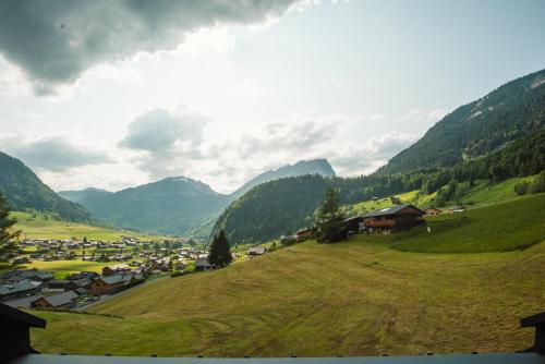 Kilátás, Barbara's Ferienwohnungen in Au