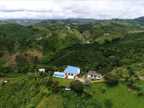 Exterior view, La Martina Palestina in La Manuelita