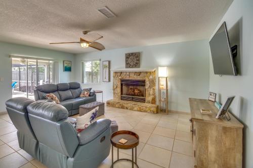 Waterfront Merritt Island Home with Pool and Dock - image 7