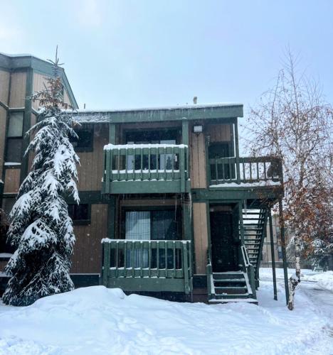 Snow Ridge Condo - Modern aesthetics meet mountain charm cabin with central heating! Hot tub!