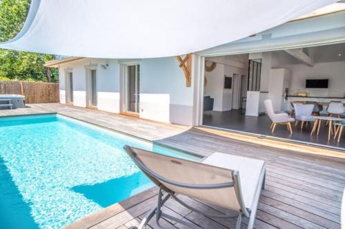 La villa Sirelis piscine et spa - Location saisonnière - Gujan-Mestras