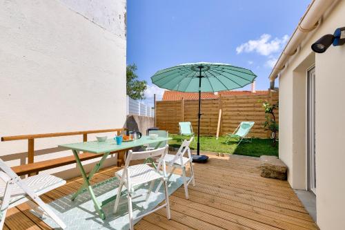 Maison moderne pour 3 - Jardin et plancha gîte à louer Château-d'Olonne