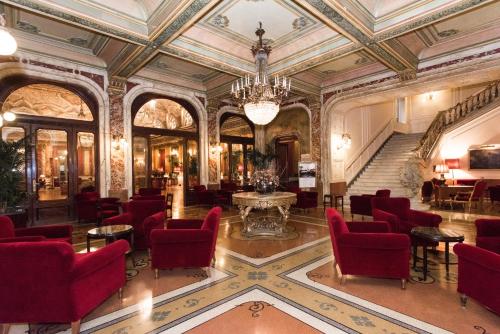 Közös társalgó / TV, Grand Hotel Plaza near Piazza di Spagna