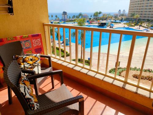 شاليه تامر عمر في ابراج بورتو السخنة للعائلات فقط Tamer Omar's Chalet in Porto Elsokhna Towers only Family, Ain Soukhna (fotografie 2)