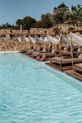 Swimming pool, Myra Hotel in Kavala