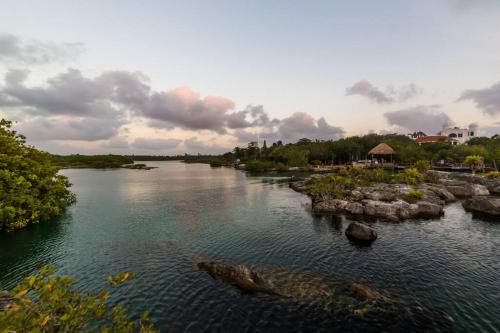 24/7 access to amazing cenote. Pool&King size beds