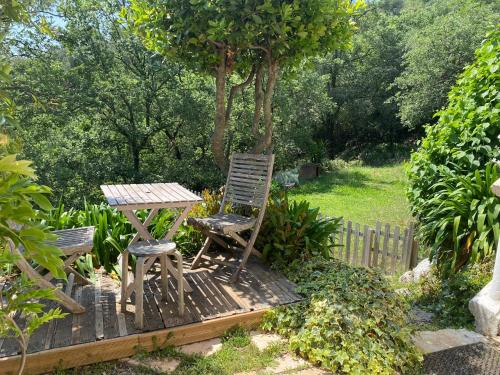 花園, CHARMANT 2 PIECES DANS VILLA INDIVIDUELLE TERRASSES JARDIN in 卡爾羅
