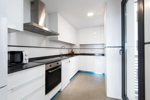 ห้องครัว, UNIVERSITY & TECH PARK MALAGA APARTMENT in เปอร์โต เดอ ลา ทอร์เร