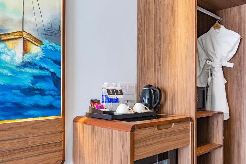 Doppelzimmer, deluxe, seitlicher ozeanblick