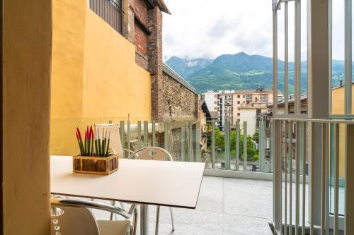 陽台/露台, Aosta Holiday Apartments - Sant'Anselmo in 奧斯塔
