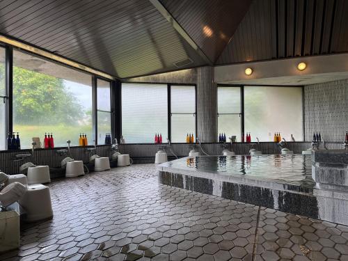 Hot spring bath, Hotel Laforet Shuzenji in Shuzenji