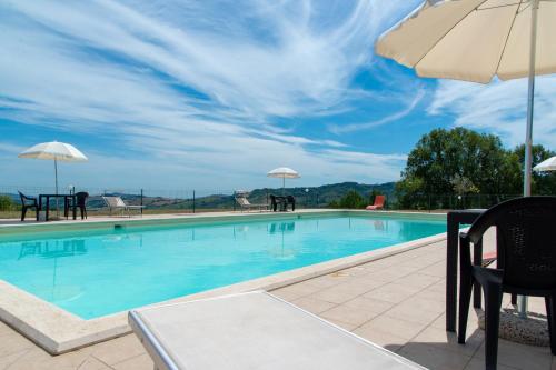 Peldbaseins, Villa Aurora by Mmega in Montelparo