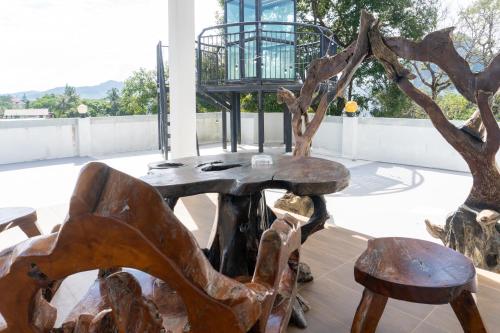 クラビ krabi lighthouse @ aonang 1つ星 ホテル レストラン