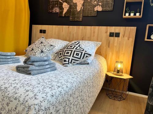 Appartement Le Freya avec terrasse à 5 min Honfleur - Parking - Wifi