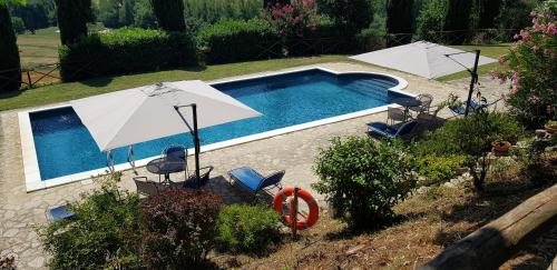 Case in campagna con piscina a Todi