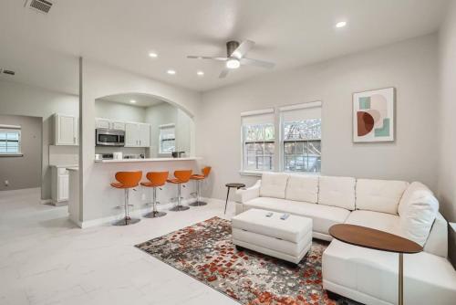 Superb White Modern Farm House