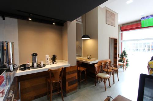 Restoran, Hostel Vida Real in São Paulo