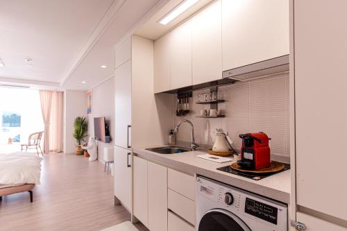 Kitchen, The castle ocean suite near Seokgyo Restaurant