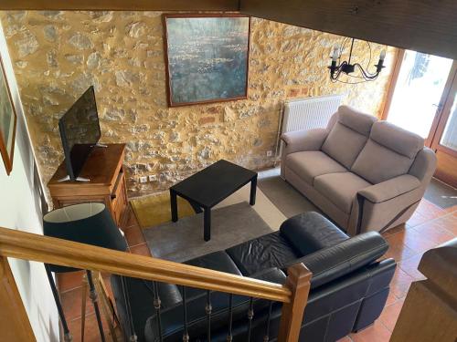Koplietošanas atpūtas telpa ar TV, Cottage de La Mothe in Marnac