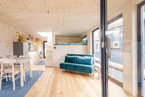 Hausboot AHOI hochwertiges Hausboote mit großer Terrasse und Kamin, Hamburk (fotografie 4)