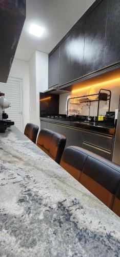 ห้องครัว, Apartamento em prédio residencial em FOZ DO IGUAÇU (Apartamento em predio residencial em FOZ DO IGUACU) in กัมโปส โด อีกัวชู