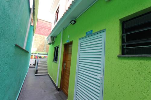 Balkon/teras, Hostel Vida Real in São Paulo