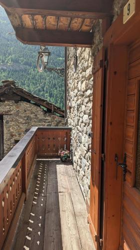 Balcony/terrace, La Cleyva in Valpelline