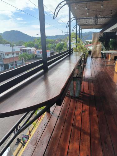 Balcony/terrace, La Hacienda Rooms & Food in Jaco