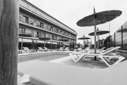 Exterior view, Hotel Alfonso I in Albelos