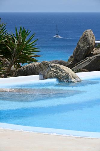 7 bedrooms villa at Platis Gialos 800 m away from the beach with sea view private pool and enclosed garden