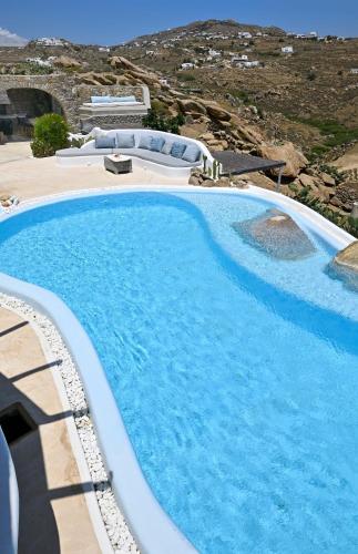 7 bedrooms villa at Platis Gialos 800 m away from the beach with sea view private pool and enclosed garden