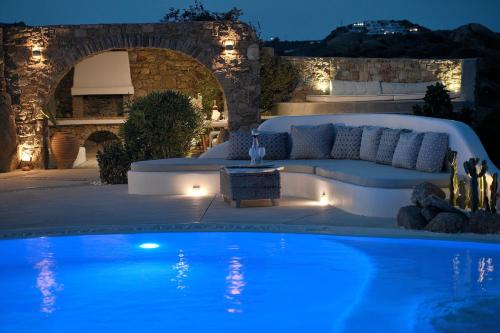 7 bedrooms villa at Platis Gialos 800 m away from the beach with sea view private pool and enclosed garden