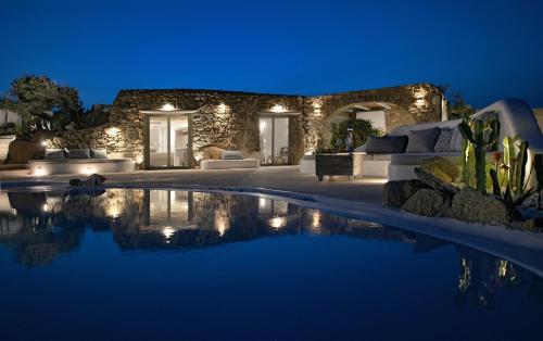 7 bedrooms villa at Platis Gialos 800 m away from the beach with sea view private pool and enclosed garden