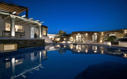 7 bedrooms villa at Platis Gialos 800 m away from the beach with sea view private pool and enclosed garden