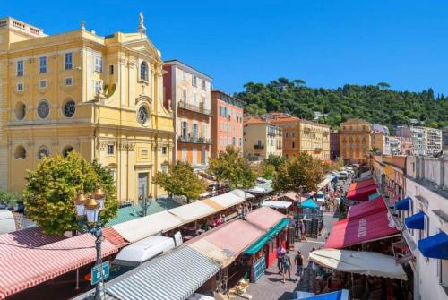 Studio à louer au cœur du Carré d or à Nice, rue Dalpozzo à 150 mètres des plages, Nicea (zdjęcie 11)