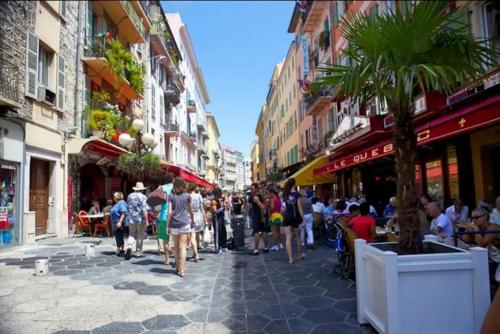 Studio à louer au cœur du Carré d or à Nice, rue Dalpozzo à 150 mètres des plages, Nicea (zdjęcie 6)