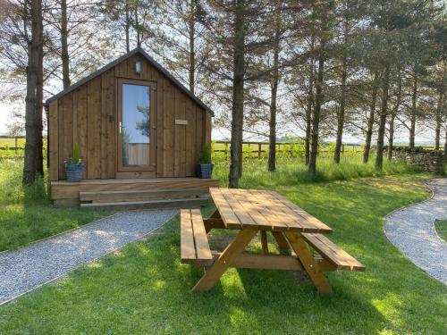 Kilátás, Cow Close Camping Pods in Leyburn