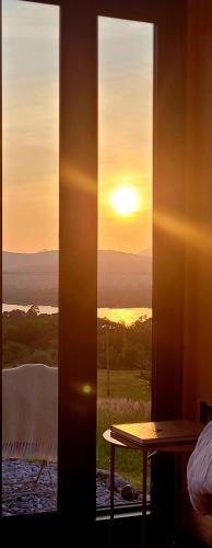 View, Oaklane Glamping Cabins in Mucksna